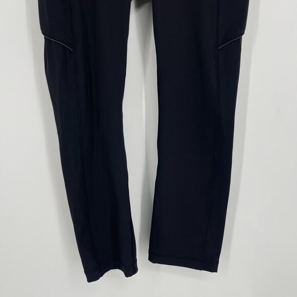 Lululemon Speed Up Crop 21" Black Size 4 Full On Luxtreme - Picture 5 of 11